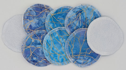 Blue Marble Make-Up Pads
